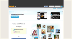 Desktop Screenshot of flirtic.ee